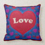 Grunge Style Love Theme pillows
