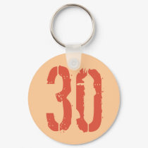 GRUNGE STYLE NUMBER 30 keychains