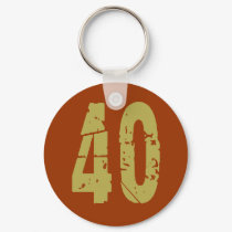 GRUNGE STYLE NUMBER 40 keychains