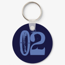 GRUNGE STYLE NUMBERS 02 keychains