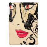 Grunge Summer Girl with Floral 2 iPad Mini Case