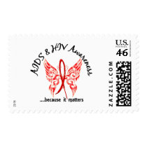 Grunge Tattoo Butterfly 6.1 AIDS Stamp