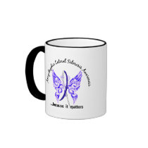 Grunge Tattoo Butterfly 6.1 ALS Coffee Mugs