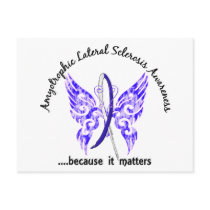Grunge Tattoo Butterfly 6.1 ALS Postcards