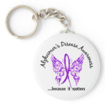 Grunge Tattoo Butterfly 6.1 Alzheimer's Disease keychains