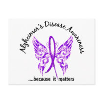 Grunge Tattoo Butterfly 6.1 Alzheimer's Disease Post Cards