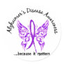 Grunge Tattoo Butterfly 6.1 Alzheimer's Disease Round Stickers