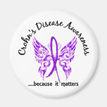 Grunge Tattoo Butterfly 6.1 Crohn's Disease Magnets