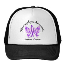 Grunge Tattoo Butterfly 6.1 Fibromyalgia Hat
