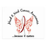 Grunge Tattoo Butterfly 6.1 Head And Neck Cancer Post Card