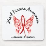 Grunge Tattoo Butterfly 6.1 Heart Disease Mouse Pads
