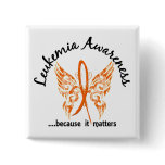 Grunge Tattoo Butterfly 6.1 Leukemia Button