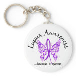 Grunge Tattoo Butterfly 6.1 Lupus Keychain