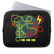 Grunge Tracks laptop sleeve laptop sleeves
