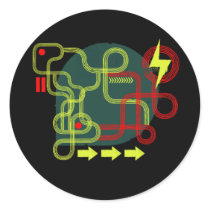 Grunge Tracks stickers stickers