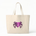 Grunge Tribal Pink Heart Wings bags