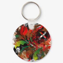 grunge tulip keychains by VioDeSign grunge tulip keychains