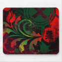 grunge tulip mousepads by VioDeSign grunge tulip mousepads