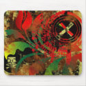 grunge tulip mousepads by VioDeSign grunge tulip mousepads