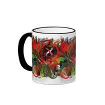 grunge tulip mugs by VioDeSign grunge tulip mugs