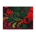 grunge tulip postcards by VioDeSign grunge tulip postcards