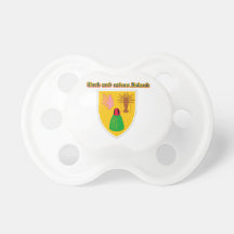 Grunge Turks and Caicos coat of arms designs Baby Pacifiers