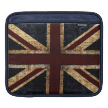 Grunge Union Jack i-pad case ipad sleeves