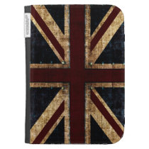 grunge union jack kindle case