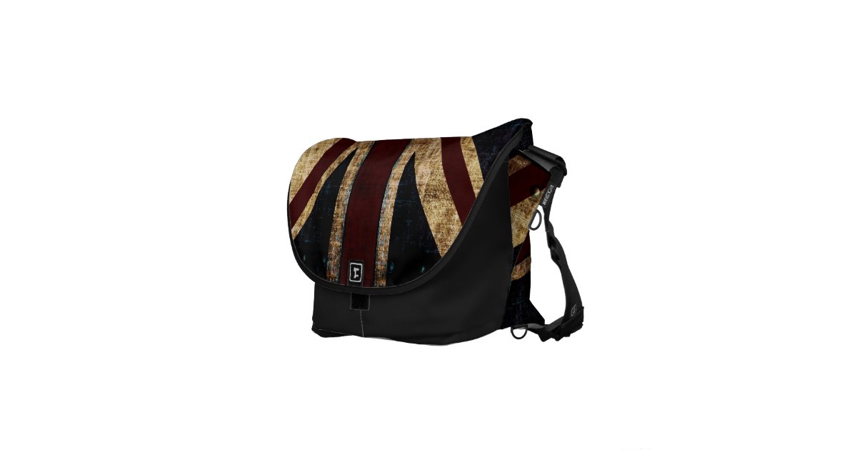 Grunge Union Jack messenger bag Zazzle