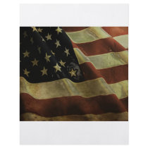 Grunge US Flag, gifts Personalized Flyer