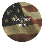 Grunge US Flag, gifts stickers