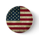 Grunge USA Flag Button