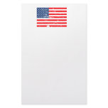 Grunge USA flag Stationery Design