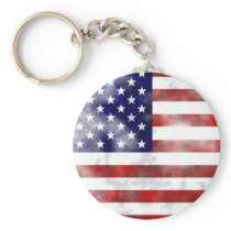 Grunge Usa Keychain