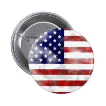 Grunge Usa Pinback Button