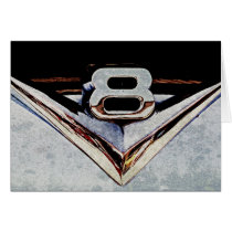 Grunge V8 Big Block Emblem Cards