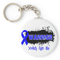 Grunge - WARRIOR - Anal Cancer Key Chain