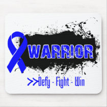 Grunge - WARRIOR - Anal Cancer Mouse Pad