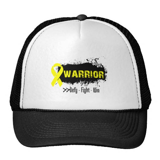Grunge - WARRIOR - Bladder Cancer Hat