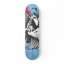 grunge winged dee jay design skateboard