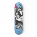 grunge winged dee jay design skateboard