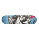 grunge winged dee jay design skateboard