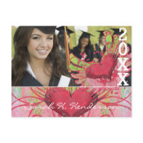 Grunge Winged Hearts 2010 Grad Invitations postcards