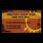 Grunge world business card business cards