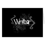 Grunge Writer Greeting Cards