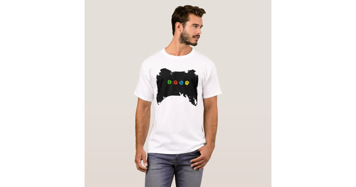 Grunge Xbox Controller T Shirt Zazzle 6412