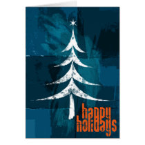 xmas, christmas, december, holidays, pine, tree, star, winter, gifts, season, grunge, retro, joy, happiness, Kort med brugerdefineret grafisk design