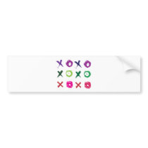 Grunge Xoxo Bumper Stickers