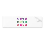 Grunge Xoxo Bumper Stickers