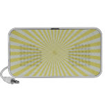 Grunge Yellow Starburst Doodle Speaker speakers